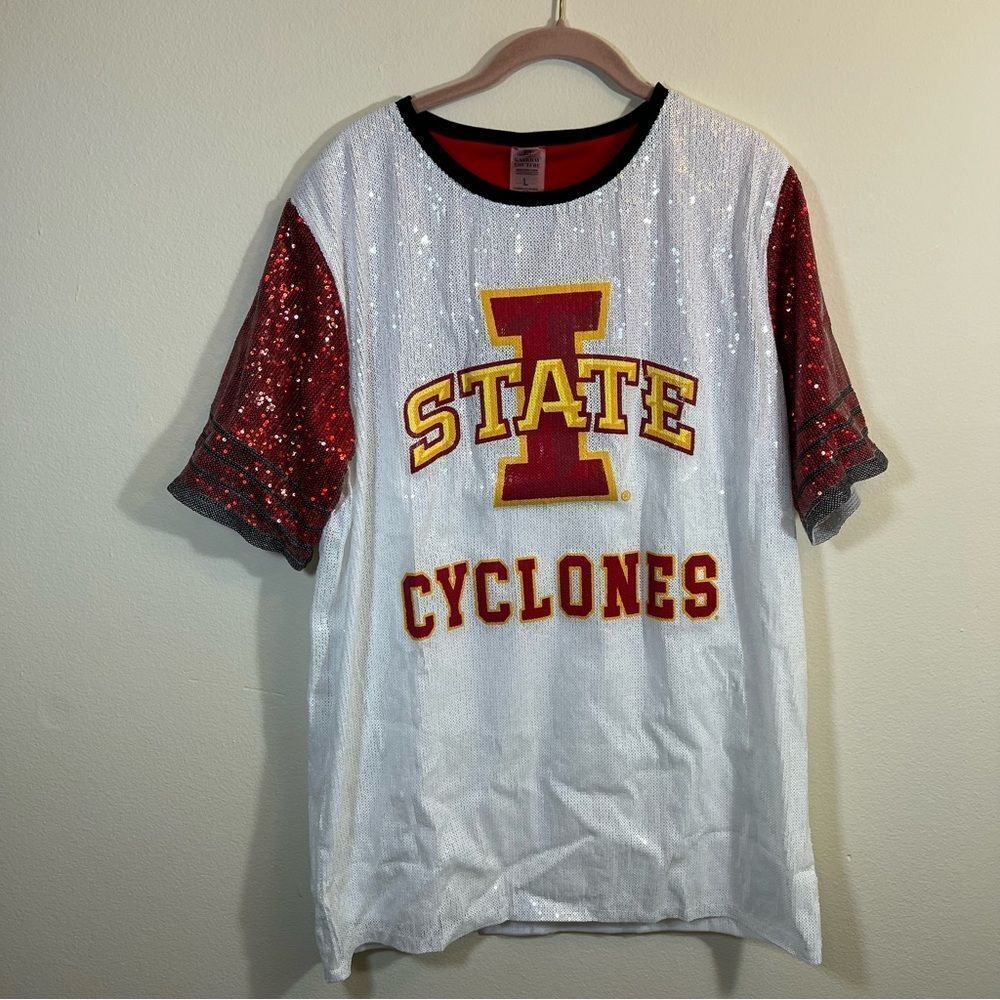 NWT Game Day Couture Iowa State Cyclones‎ Women’s T-Shirt Large White
